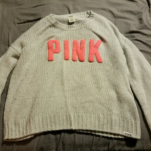 Pink Victoria secret knit sweater