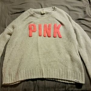 Pink Victoria secret knit sweater