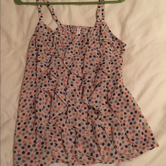 Xhilaration Tops - Cute Polka Dot Top