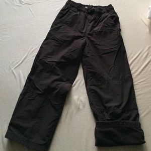 Fleece lined pants