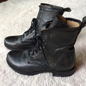 Frye Veronica Combat Boots