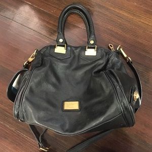 Marc by Marc Jacobs black leather crossbody bag