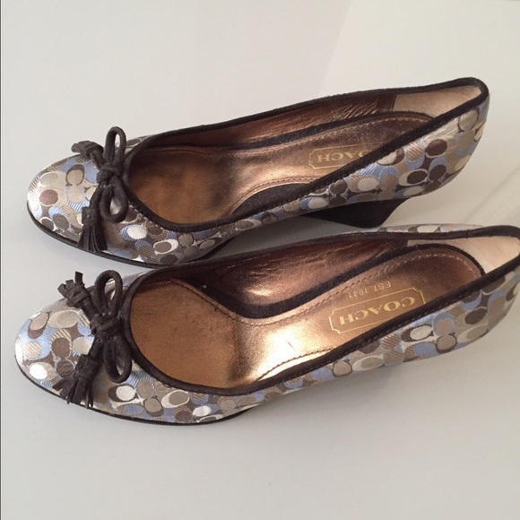 Coach "Irene" wedge heels - Picture 2 of 4