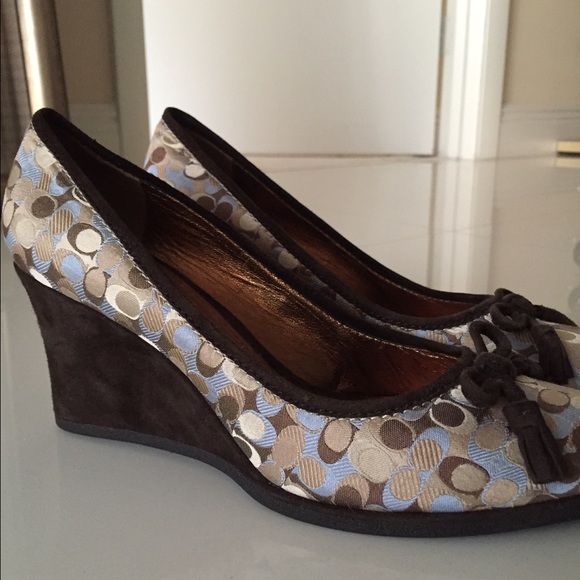 Coach "Irene" wedge heels - Picture 3 of 4