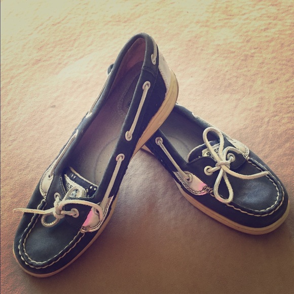 Women's Sperry Top-Sider size 9 black and silver