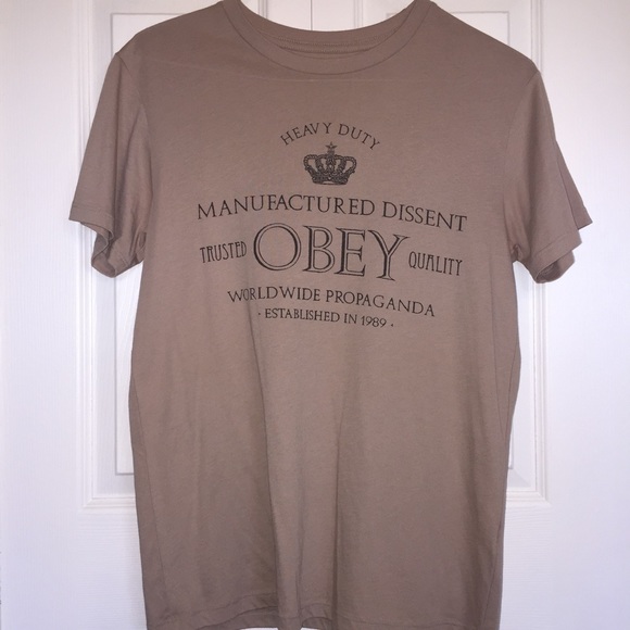 New! Obey Crewneck T-Shirt - Small