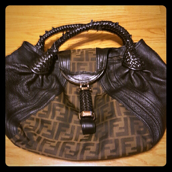 Authentic large fendi spy bag