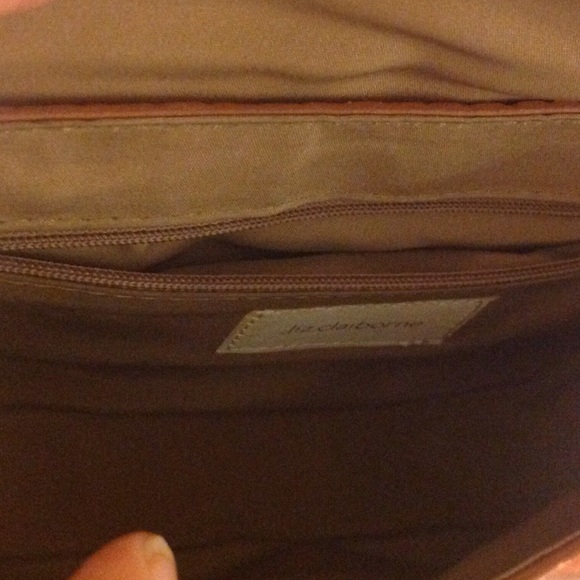 LIZ CLAIBORNE Peach Croc Mini Satchel ❤️NWOT - Picture 4 of 4