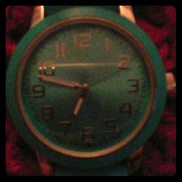 Sky blue watch