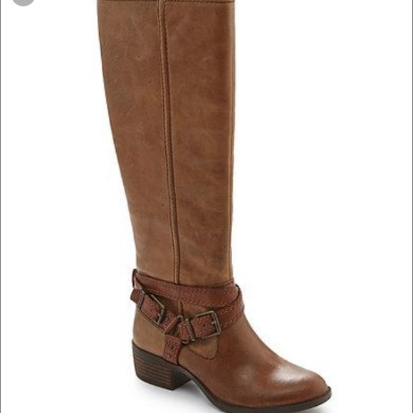 Gianni Bini Rizz Belted Riding Boot