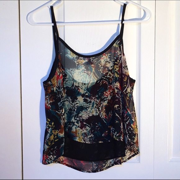 Tops - **FINAL PRICE** Mixed print crop top Tops - **FINAL PRICE** Mixed print crop top