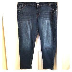 Lane Bryant blue jeans size 20 short.