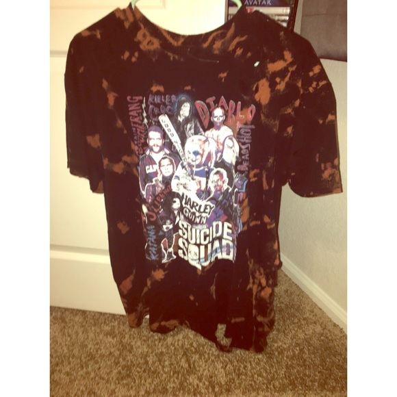 Suicide squad distressed tshirt