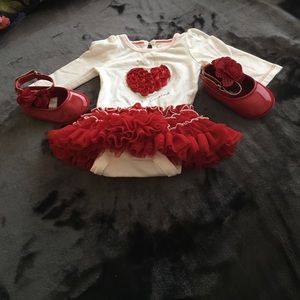 Koala kids newborn Valentine's onesie