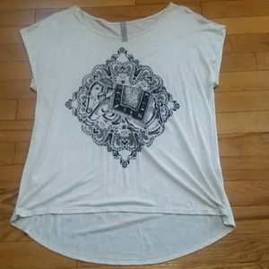 Cream Elephant shirt
