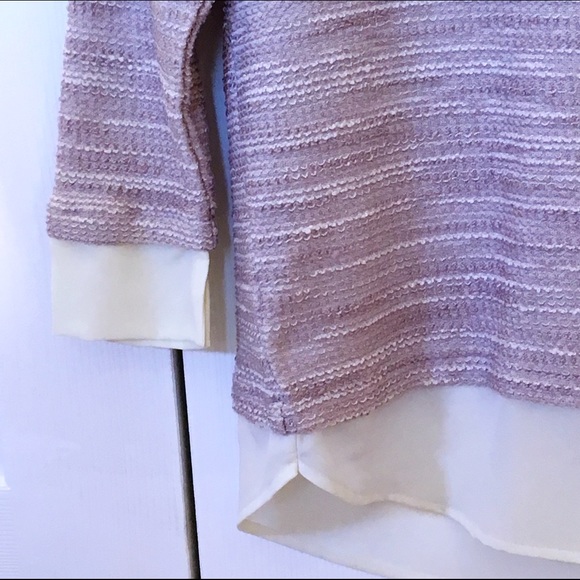 Ann Taylor Sweaters - **FINAL PRICE** Built-in Button down sweater Ann Taylor Sweaters - **FINAL PRICE** Built-in Button down sweater