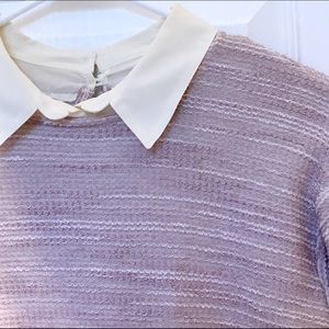 Ann Taylor Sweaters - **FINAL PRICE** Built-in Button down sweater Ann Taylor Sweaters - **FINAL PRICE** Built-in Button down sweater