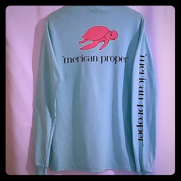 'Merican Proper long sleeve tshirt NWT size Small