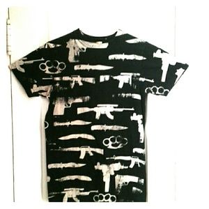 Brass, Gun, Knife Tee