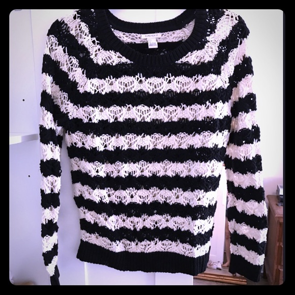 Striped Knit Sweater