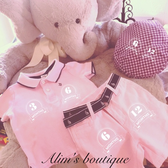 Pink shirt and shorts