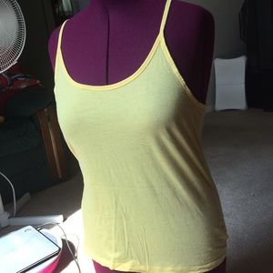 ❤️Pale Yellow Racerback Tank Top