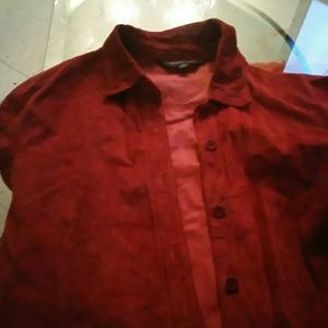Suede shirt