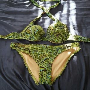 Green Victoria Secret bathing suit