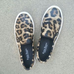 Kevin Brown Leopard Print Shoes