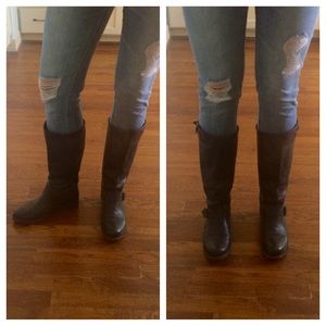 Frye Veronica Slouch Black - Size 9 - Wide Calf