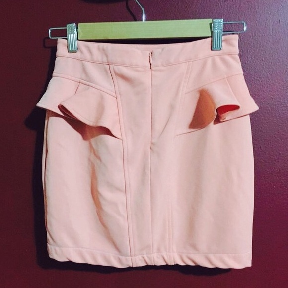 Never worn peplum skirt