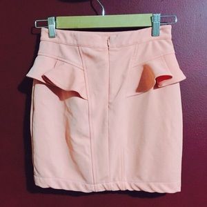 Never worn peplum skirt