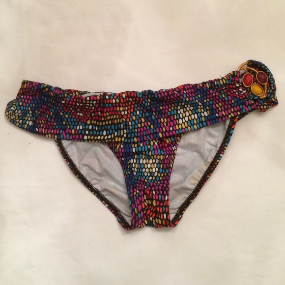 Trina Turk fold over swim bottom