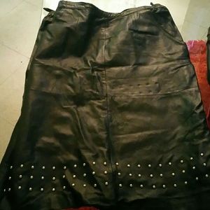 Leather skirts