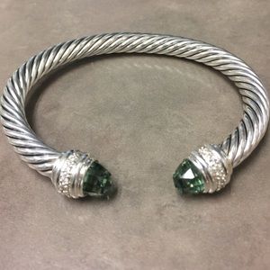 David yurman 7mm peridot bracelet