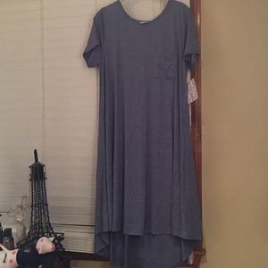 LuLaRoe Carly heather blue NWT
