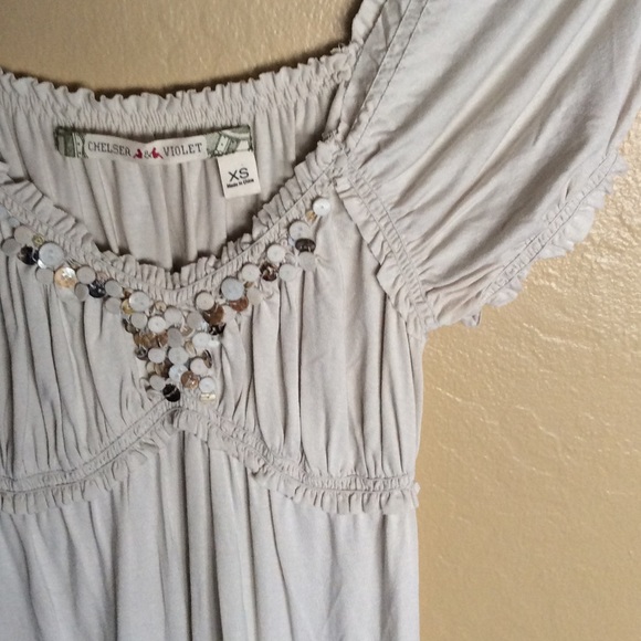 Cream girly dress NWOT