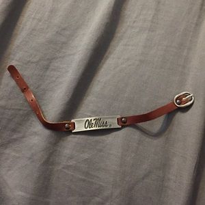 Ole Miss bracelet