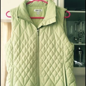 Lime green Coldwater Creek Vest