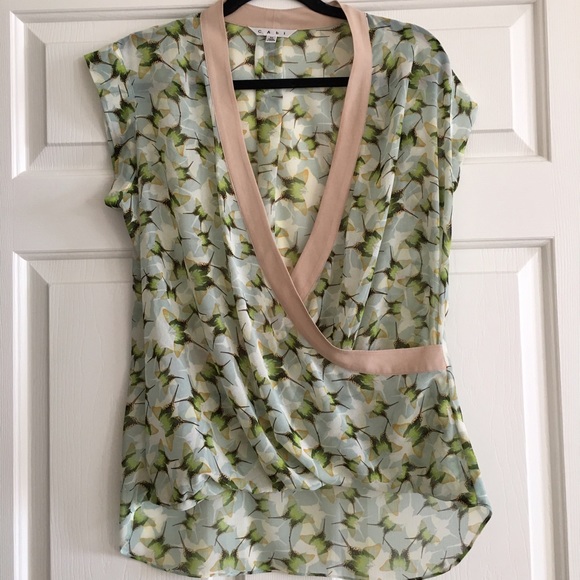 CAbi Butterfly Wrap Top (2015) Worn once.
