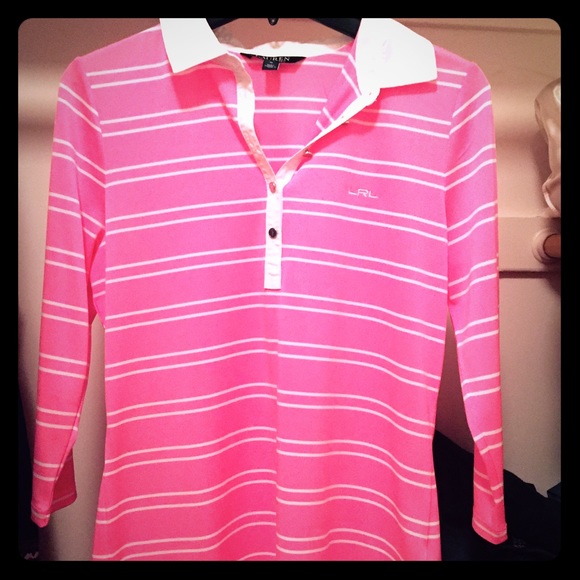 Lauren by Ralph Lauren Sporty Striped Top