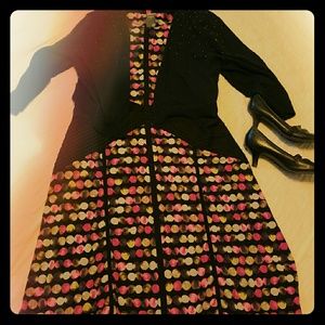 Taylor Sleeveless Printed Dress with Side Panels