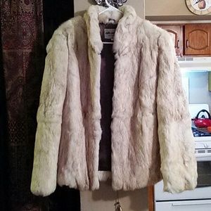 Vintage Women's Rabbit Fur Coat