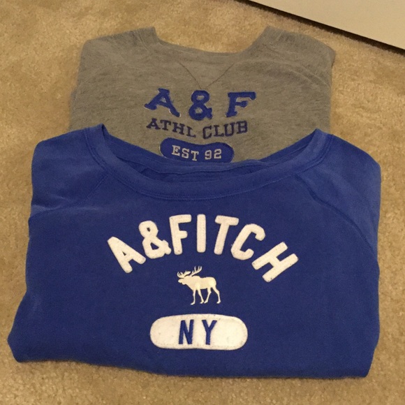 2 A&F Sweatshirts size L