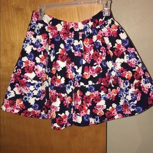 Express Floral Print Skirt