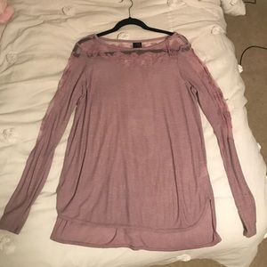 FP Lace Long Sleeve Top