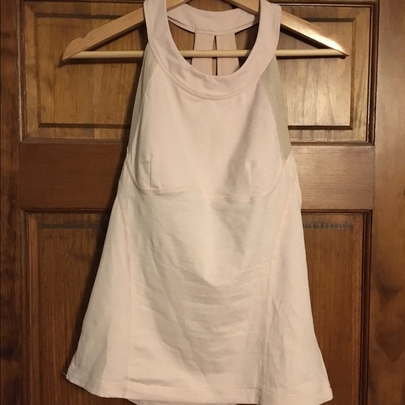 LULULEMON light pink tank top