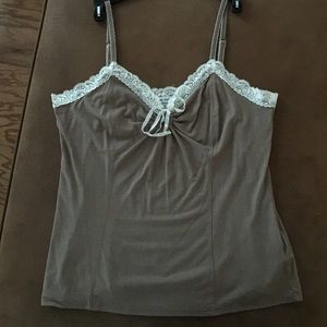 Tank top with spaghetti straps