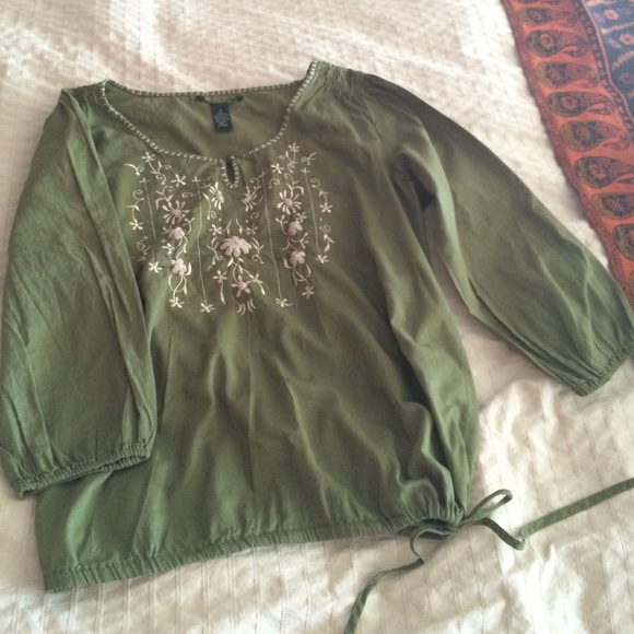 Lucky Brand 3/4 sleeve top
