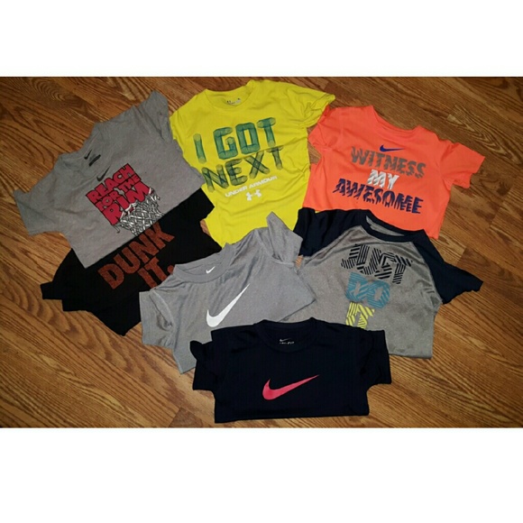 Boy Size 6 Nike/Under Armour Lot